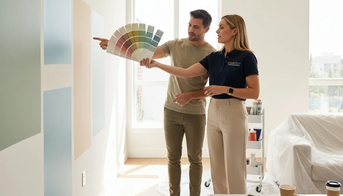 Austin, TX paint color consultation for interior and exterior home palettes