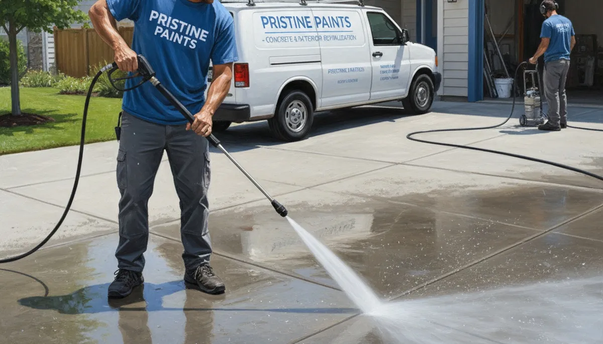 Austin, TX concrete pressure cleaning for driveways, patios, and walkways