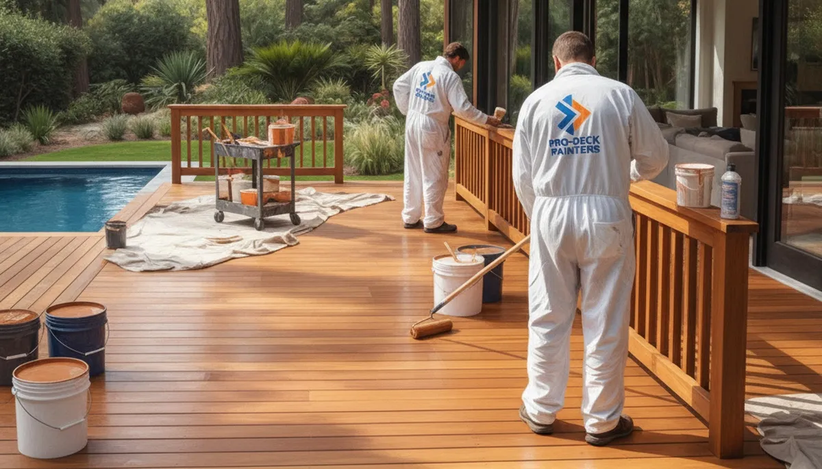 Austin, TX deck painting service with durable finish protection for heat, humidity, and UV damage