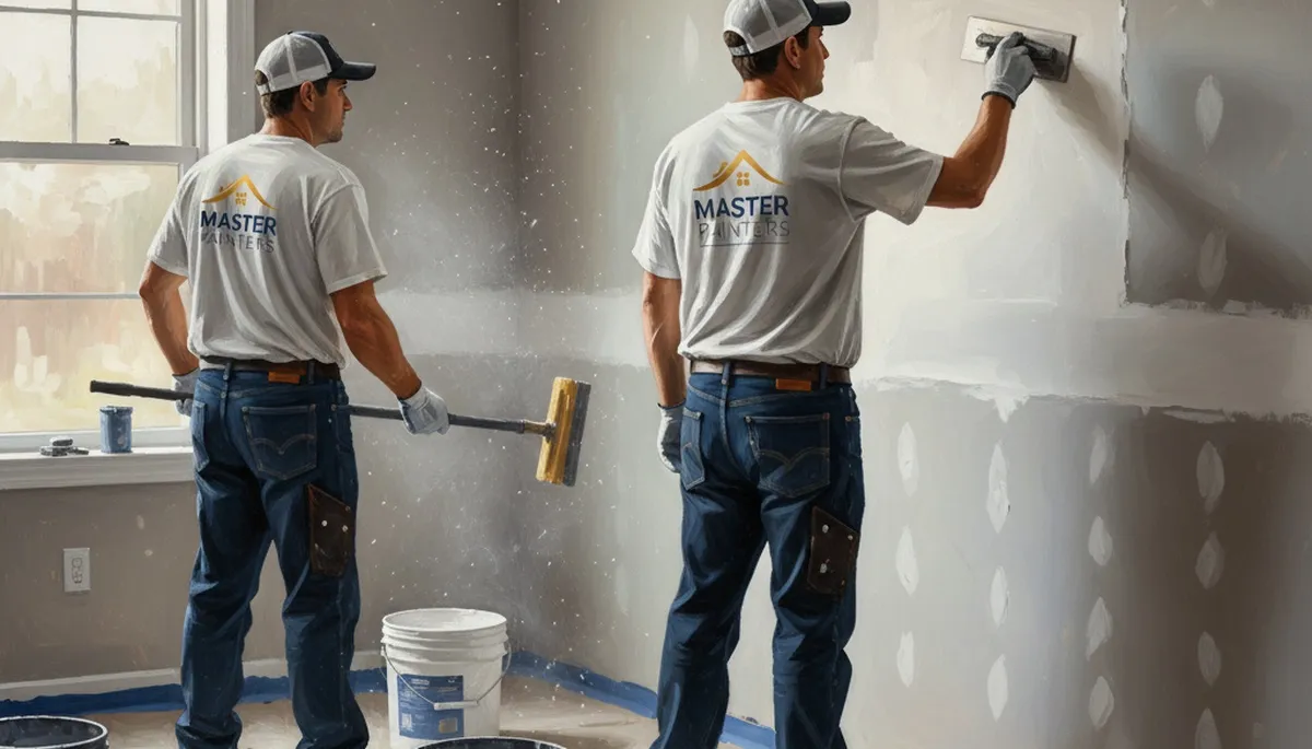 Drywall repair in Austin, TX by Austin Paint Pros, fixing cracks and holes for a seamless finish