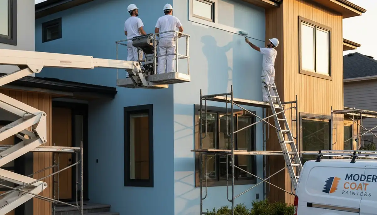 Austin, TX exterior house painting service by Austin Paint Pros for durable curb appeal and UV protection