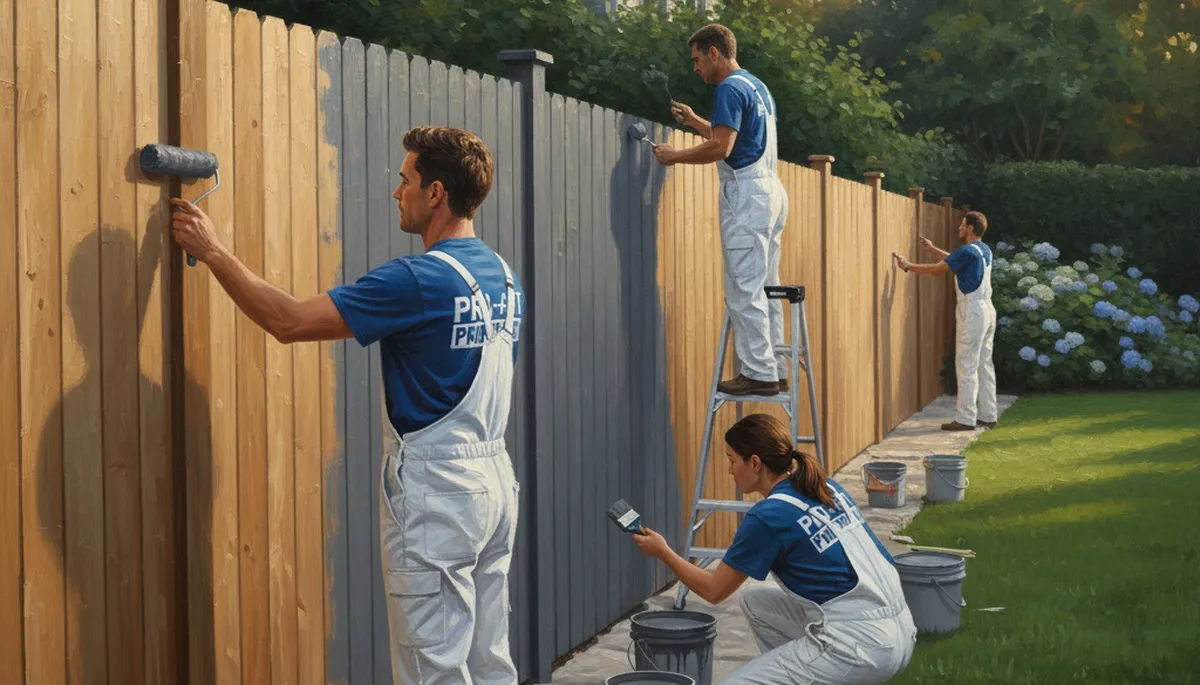 Fence painting in Austin, TX for durable, heat-resistant outdoor protection