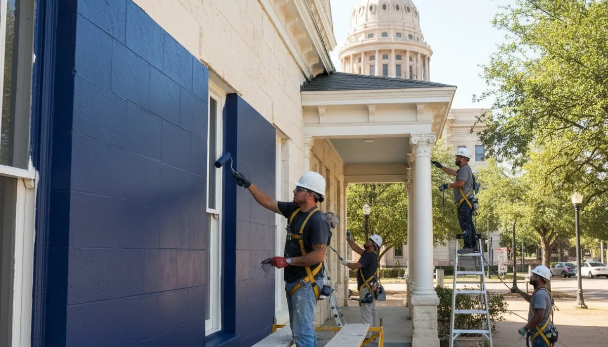 Austin, TX painting contractor providing professional interior and exterior house painting services