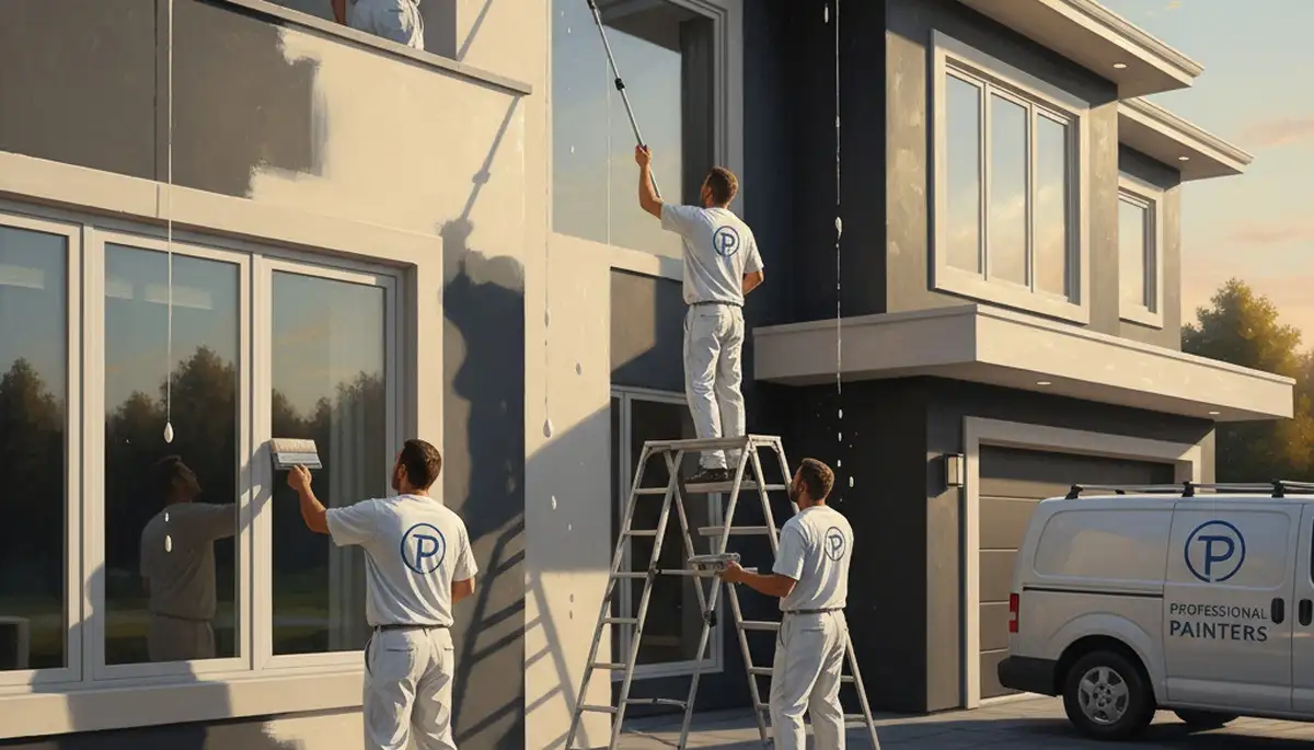 Austin, TX house painters applying durable interior and exterior paint for homes