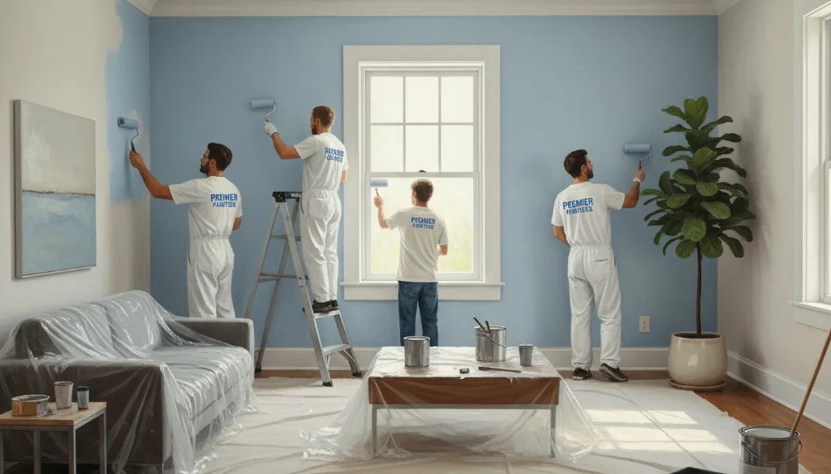 Austin, TX interior house painting with professional prep and durable finishes for home walls