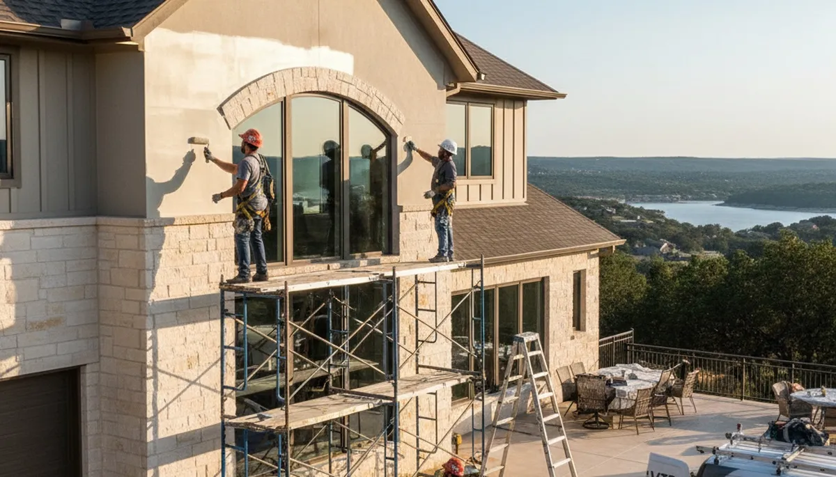 Austin, TX painting contractor providing professional interior and exterior house painting services