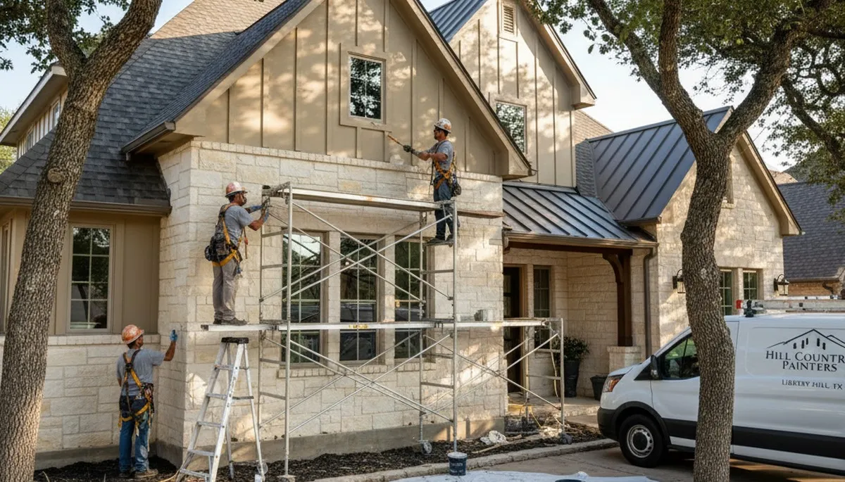 Austin, TX painting contractor providing professional interior and exterior house painting services