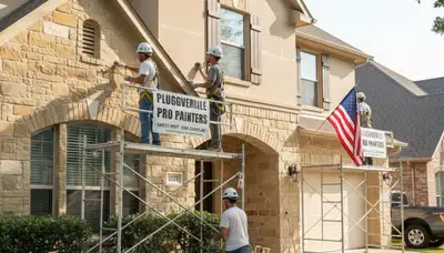 Austin, TX painting contractor providing professional interior and exterior painting services