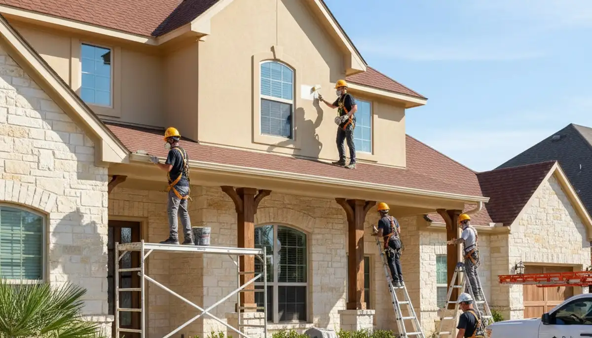 Austin, TX painting contractor providing professional interior and exterior house painting services
