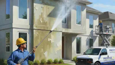 Austin, TX pressure cleaning for exterior surfaces by Austin Paint Pros