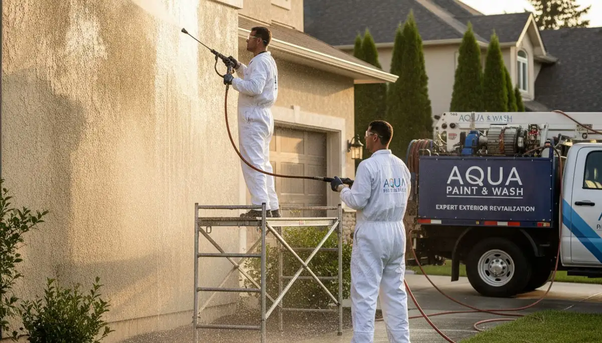 Austin, TX pressure cleaning for exterior surfaces by Austin Paint Pros