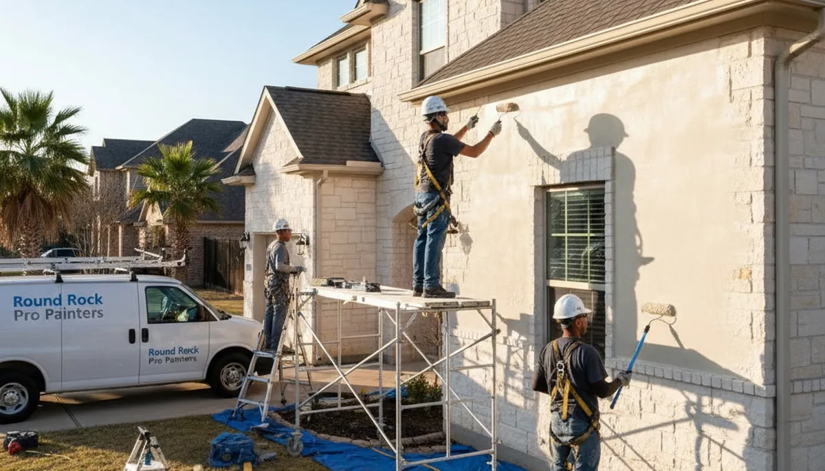 Austin, TX painting contractor providing professional house painting services for residential properties